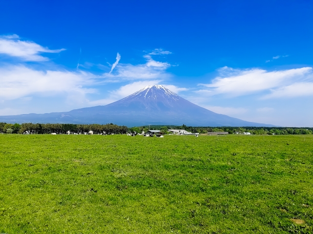 静岡から見る富士山